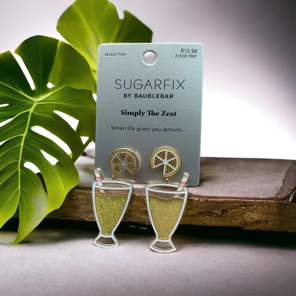 BaubleBar Jewelry - ✨SUGAR FIX by BAUBLEBAR✨ Simply The Zest Nickel Free Earrings